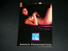 Load image into Gallery viewer, Playboy Bare Assets Janice Pennington Pink Foil Archived Memorabilia Card
