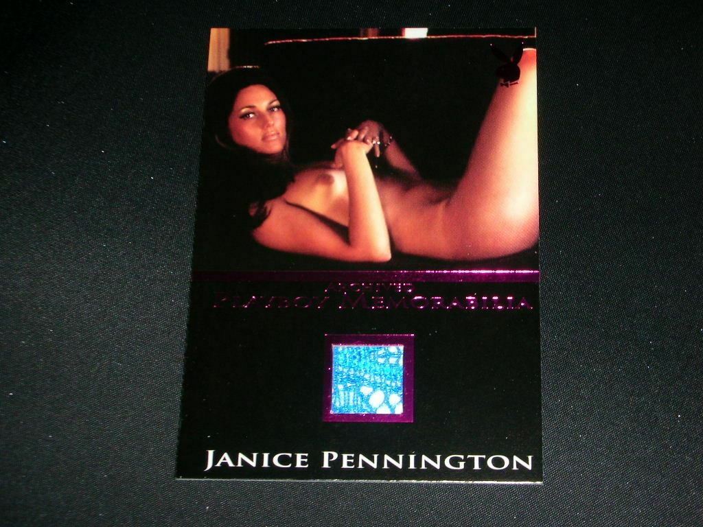 Playboy Bare Assets Janice Pennington Pink Foil Archived Memorabilia Card