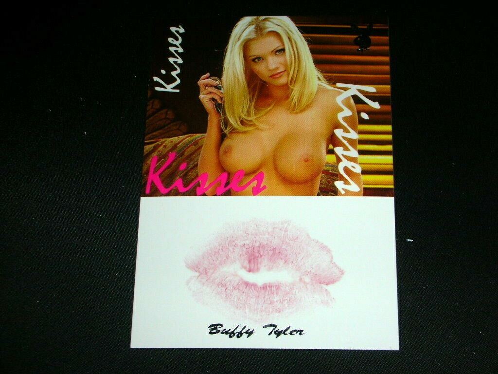 Playboy Bare Assets Buffy Tyler Platinum Foil Kiss Card