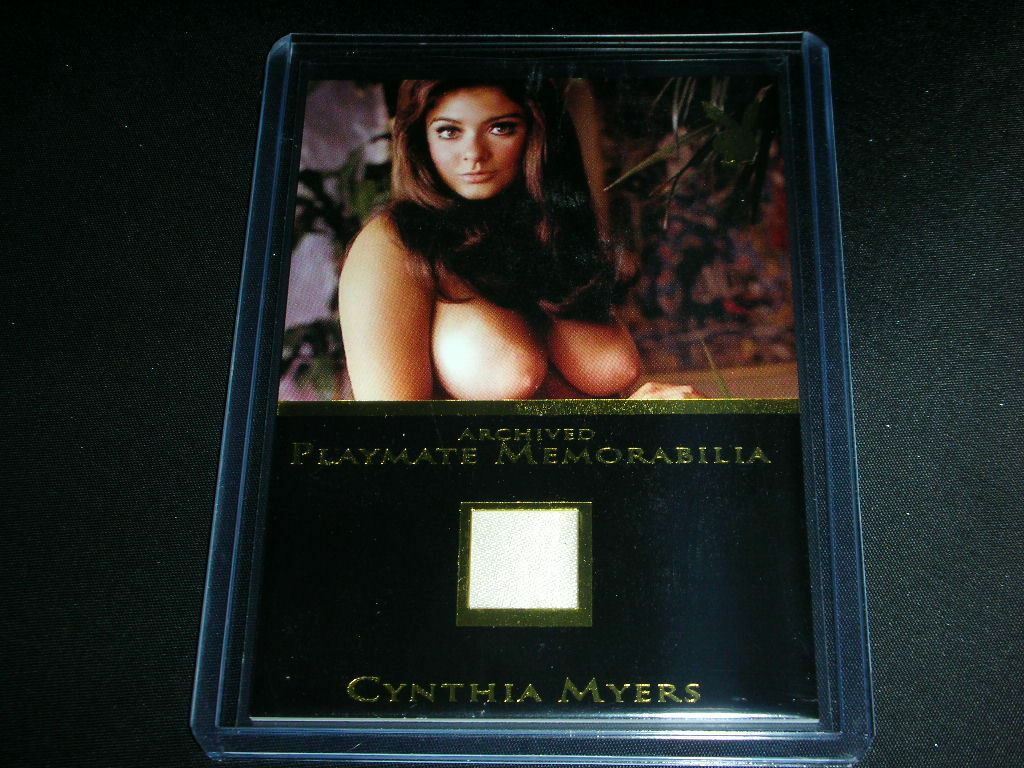 Playboy BBR Cynthia Myers Archived Memorabilia Card