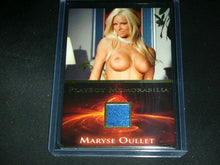 Load image into Gallery viewer, Playboy Way Too Hot To Handle Maryse Oullet Memorabilia Card
