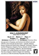 Load image into Gallery viewer, Playboy Centerfold Collector Cards 2006 Thru 2008 #54 Ida Ljungqvist
