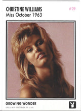 Load image into Gallery viewer, Playboy October Edition Christine Williams Card #29
