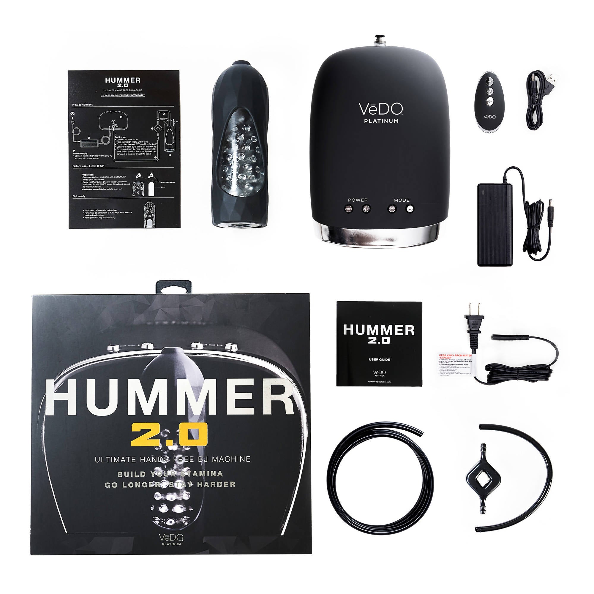 VeDO HUMMER 2.0 Vibrating Oral Sex Milking Machine - Build Stamina,  Transform Your BJ