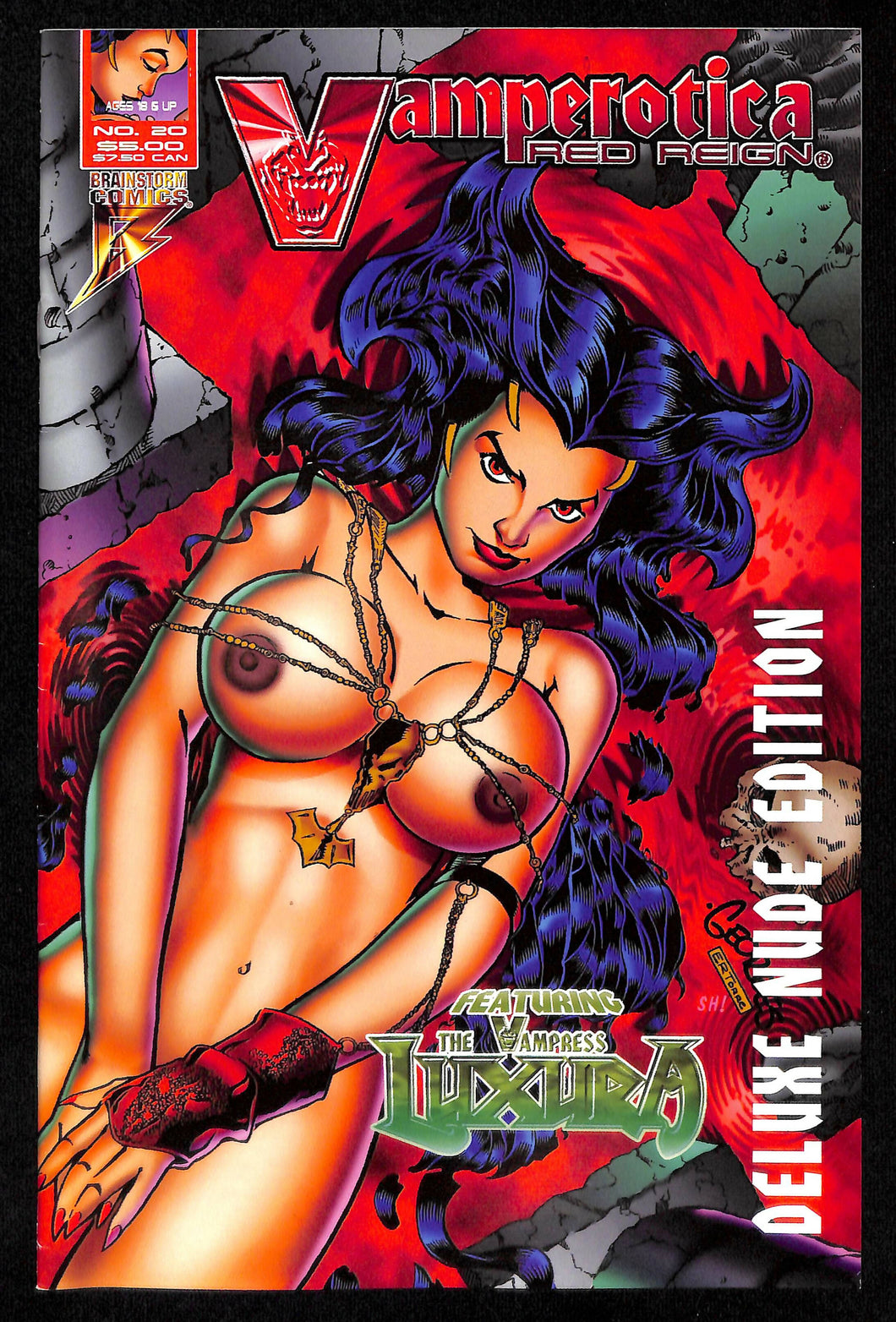Vamperotica Red Reign #20 - nude edition comic [Brainstorm Comics 1996] excellent condition