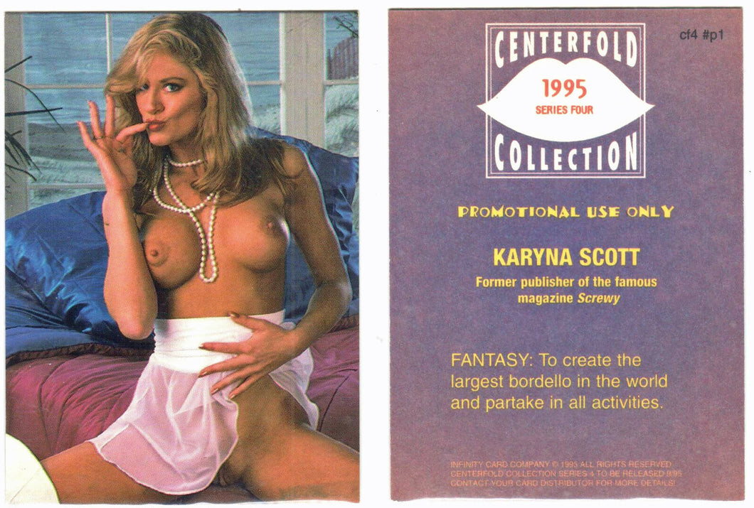 Centerfold Collection - series 4 - Karyna Scott promo card