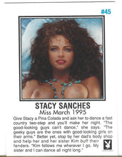 Load image into Gallery viewer, Playboy Centerfold Update 1 (1994 - 1996) Stacy Sanches Card #45
