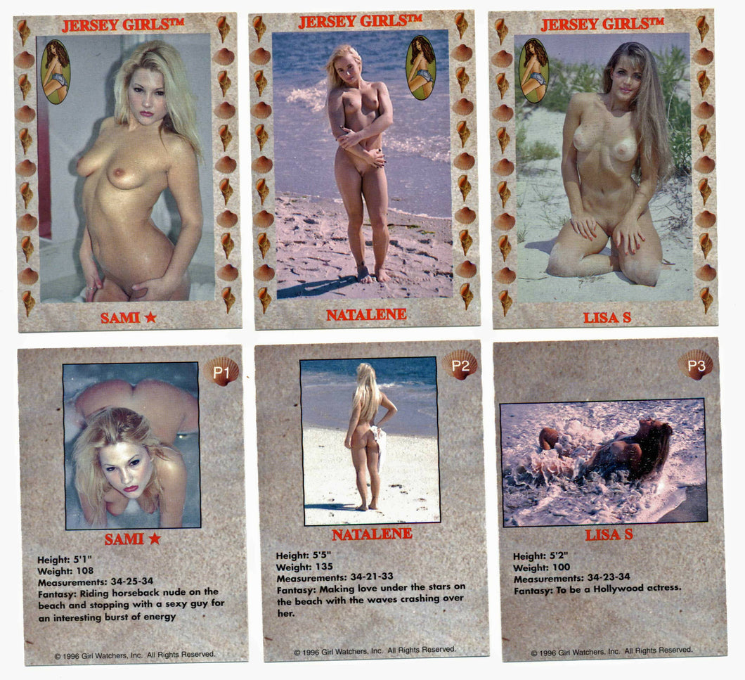 Jersey Girls - promo trading card set [3 promo cards]
