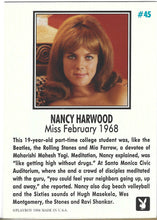 Load image into Gallery viewer, Playboy February Edition Nancy Harwood Card #45
