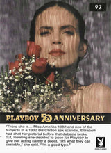 Load image into Gallery viewer, Playboy 50th Anniversary #92 Celebrity Elizabeth Gracen
