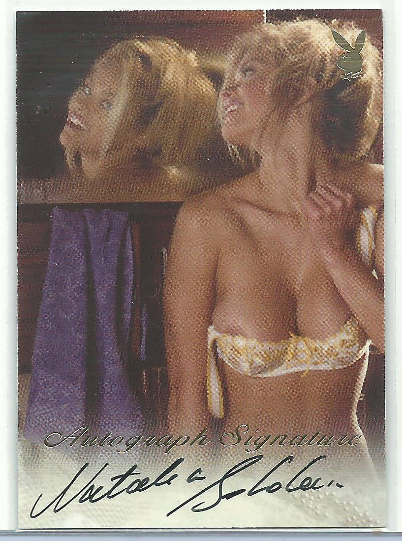 Playboy Lingerie Club Natalia Sokolova Autograph Card