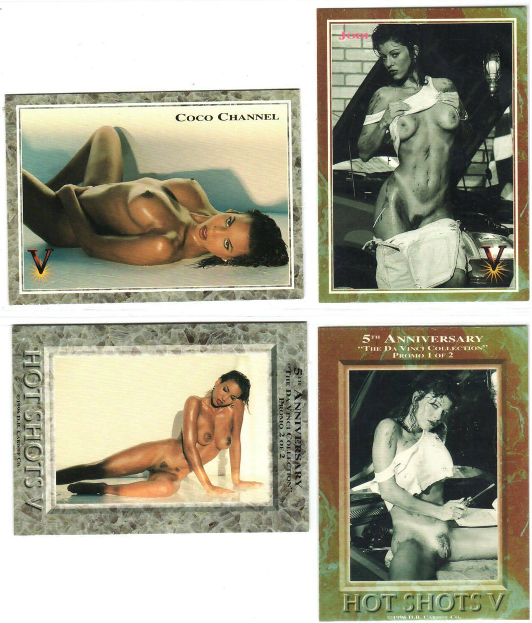 Hot Shots - series 5 - Promo subset (2 cards) Jodi & Coco Channel