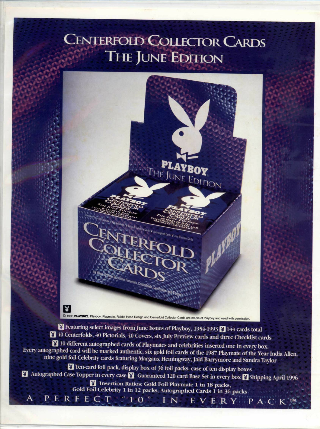 Playboy - June Edition sell sheet [8.5
