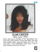 Load image into Gallery viewer, Playboy Centerfold Update 1 (1994 - 1996) Elan Carter Card #18

