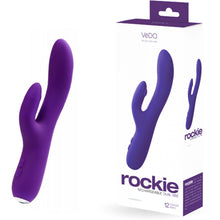 Load image into Gallery viewer, VeDO ROCKIE Rechargeable Dual Vibe - Into You Indigo

