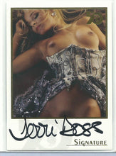Load image into Gallery viewer, Playboy 50th Anniversary Terri Doss Gold Foil Autograph Card

