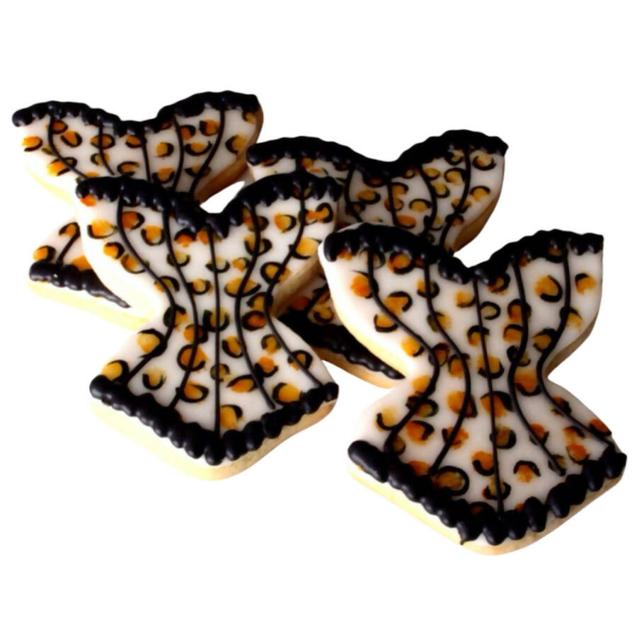 Animal Print Corset Cookies