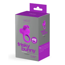 Load image into Gallery viewer, VeDO FRISKY BUNNY Vibrating Ring (Perfectly Purple)
