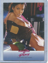Load image into Gallery viewer, Playboy Bathing Beauties Playmates At Play Carmella DeCesare Pink Foil Card #PAP3
