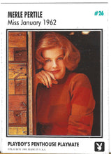 Load image into Gallery viewer, Playboy January Edition Merle Pertile Card #26
