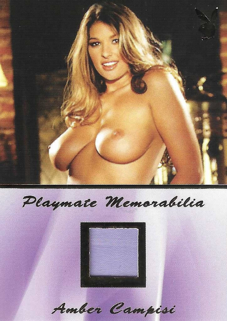 Playboy Centerfold Collector Cards 2003 Thru 2005 Memorabilia Card Amber Campisi