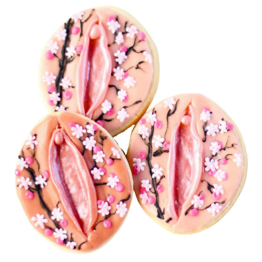 Cherry Blossom Vagina Cookies