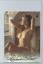 Load image into Gallery viewer, Playboy Lingerie Club Alexandra Karlsen Jumbo Autograph Card
