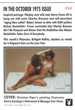 Load image into Gallery viewer, Playboy October Edition Cover Card #64
