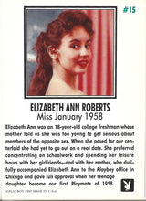 Load image into Gallery viewer, Playboy January Edition Elizabeth Ann Roberts Card #15
