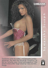 Load image into Gallery viewer, Playboy&#39;s Special Editions Lingerie 100th Issue #72 Samantha Joseph
