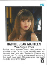 Load image into Gallery viewer, Playboy Centerfold Update 1 (1994 - 1996) Rachel Jean Marteen Card #60
