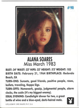 Load image into Gallery viewer, Playboy Centerfolds March Edition Alana Soares Card #90
