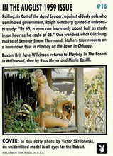 Load image into Gallery viewer, Playboy August Edition #16 Playboy Cover
