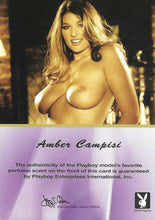 Load image into Gallery viewer, Playboy Centerfold Collector Cards 2003 Thru 2005 Memorabilia Card Amber Campisi
