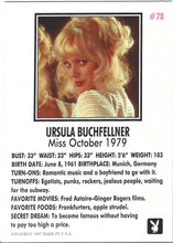 Load image into Gallery viewer, Playboy October Edition Ursula Buchfellner Card #78
