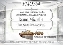 Load image into Gallery viewer, 2020 Immaculate PMOY Donna Michelle Nude Card
