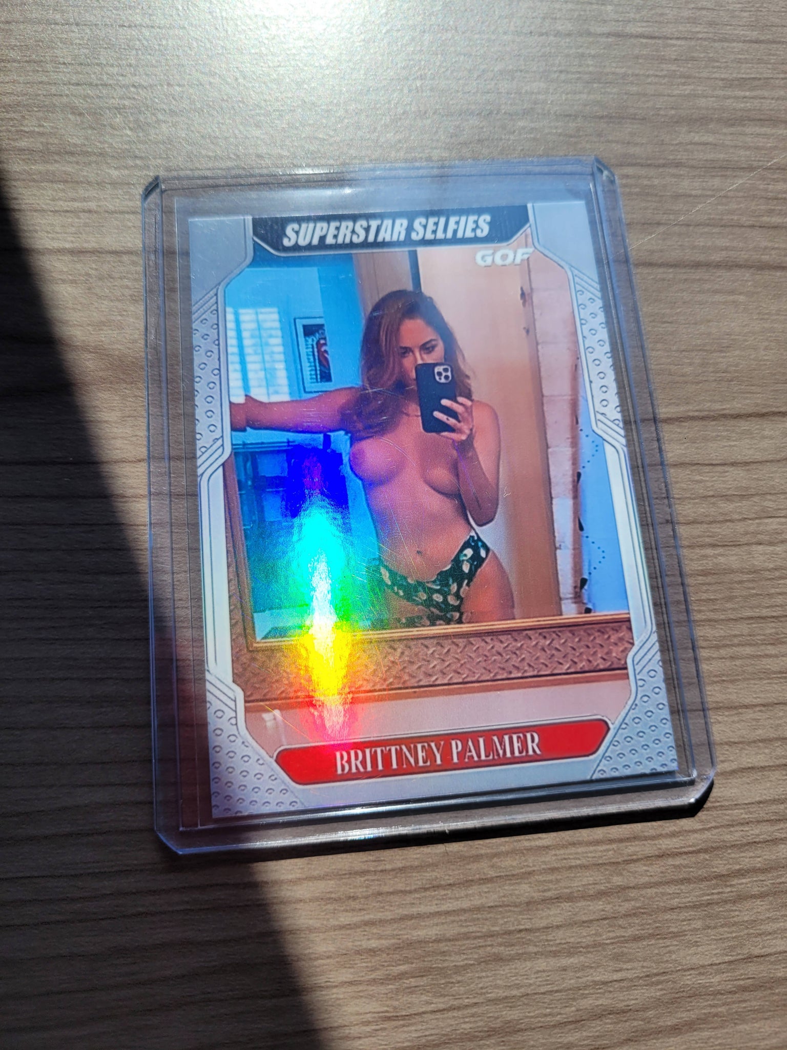 2022 GOF Superstar Selfies Brittney Palmer Nude Refractor Card 1of4 –  Xandebay