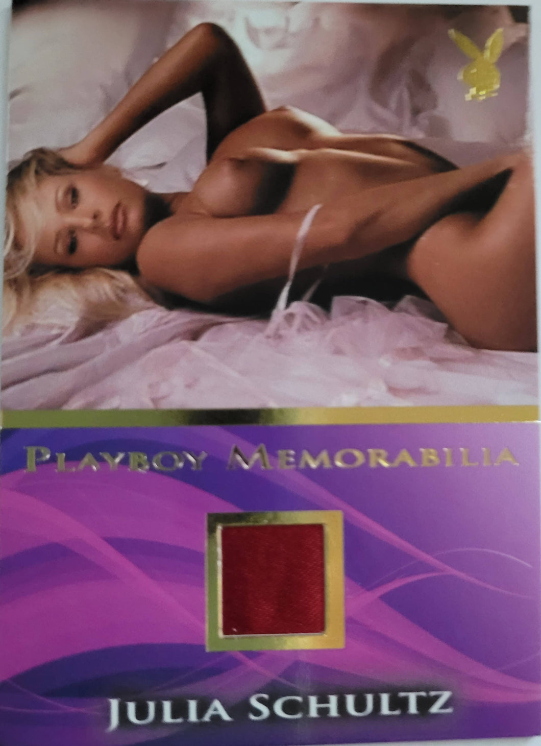 PLAYBOY'S SEXY and SASSY GOLD MEMORABILIA JULIA SCHULTZ