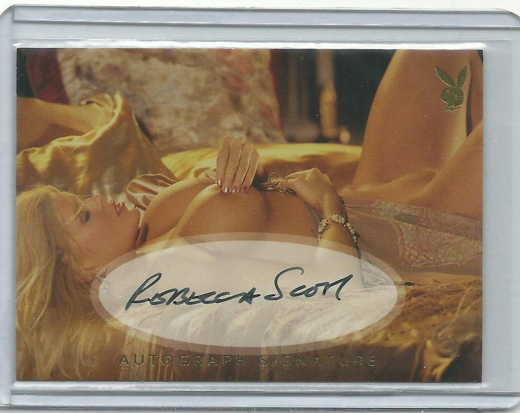 Playboy Playmates Rebecca Scott Autograph Card RS/P 1