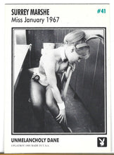 Load image into Gallery viewer, Playboy January Edition Surrey Marshe Card #41
