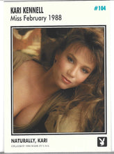 Load image into Gallery viewer, Playboy February Edition Kari Kennell Card #104
