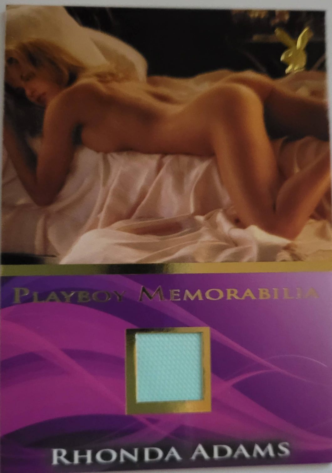 PLAYBOY'S SEXY and SASSY GOLD MEMORABILIA RHONDA ADAMS