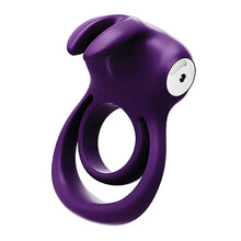 Load image into Gallery viewer, VeDO THUNDER BUNNY Rechargeable Dual Ring - Perfectly Purple
