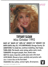 Load image into Gallery viewer, Playboy October Edition Tiffany Sloan Card #117
