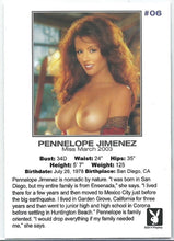Load image into Gallery viewer, Playboy&#39;s Centerfold Update 4 (2003-2005) Pennelope Jimenez #6
