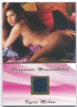 Load image into Gallery viewer, Playboy Centerfold Update 6 Kyra Milan Memorabilia Card

