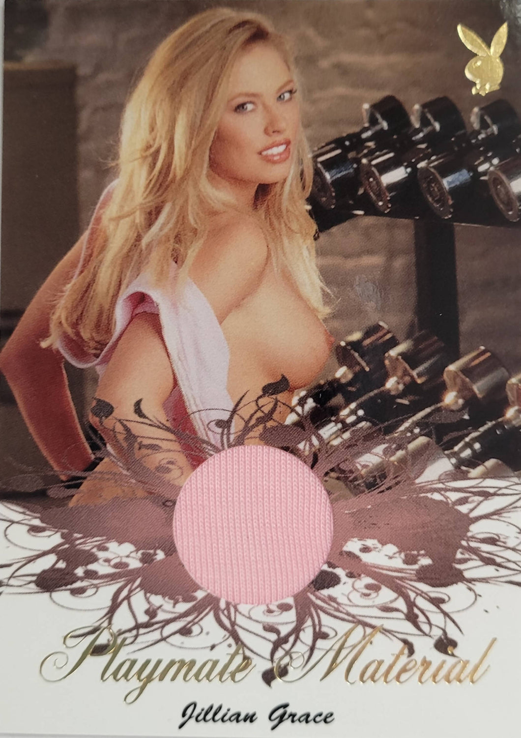 PLAYBOY'S PLAYMATES GOLD PLAYMATE MATERIAL JILLIAN GRACE