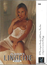 Load image into Gallery viewer, Playboy Lingerie 2000 Tess Eggen Card #44
