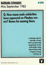 Load image into Gallery viewer, Playboy August Edition September Preview Card Barbara Edwards #4PR

