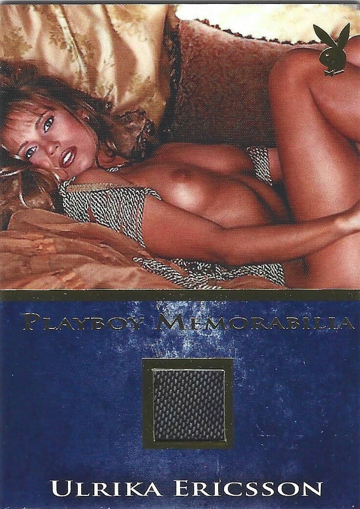 Playboy's Bare Assets Ulrika Ericsson Gold Foil Memorabilla Card